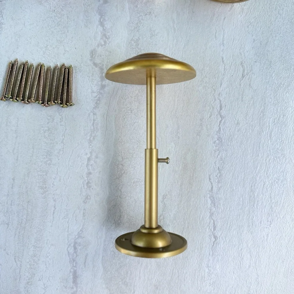 Set Of 4 Brass Tone Curtain Drapery Tiebacks 3